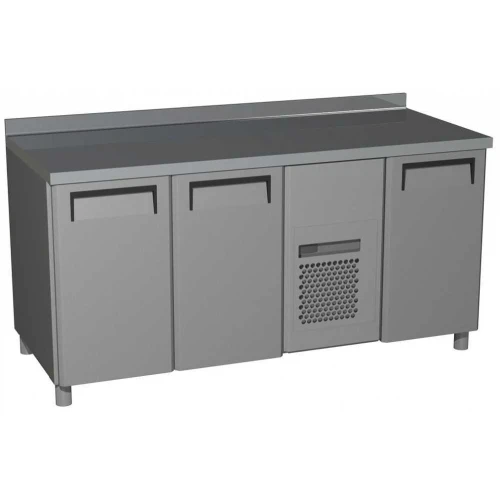 Стол холодильный T70 M3-1 (3GN/NT Полюс) без борта (9006-1 корпус серый 3 двери) - Ресурс Комплект Сервис