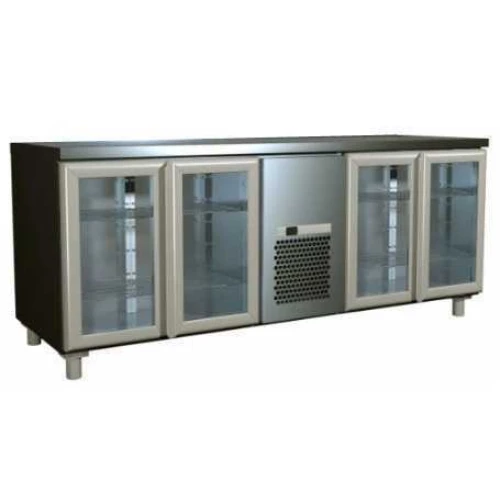 Стол холодильный T70 M4-1-G (4GNG/NT Полюс) без борта (9006-1 корпус серый) - Ресурс Комплект Сервис