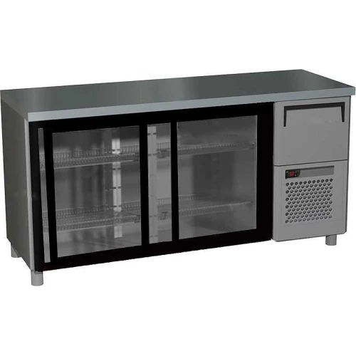 Стол холодильный T57 M2-1-C 9006-19 корпус серый - Ресурс Комплект Сервис